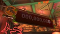 The Golden Egg tally scoreboard in the Grizzco lobby