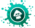 Squid Research Lab badge used on Splatoon's official website. Later used as the base for Inkipedia's first logo.