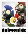 Polaroid-style render of a Snatcher, a regular Chum, and a Chum during Rush.