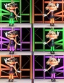 First half of the Squid Sisters' day 2 of Nessie vs. Aliens vs. Bigfoot color variants