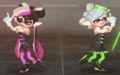Squid Sisters posing during City of Color (2023)