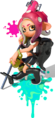 Artwork of Agent 8 used for the Octoling Girl amiibo.