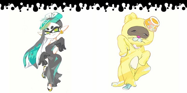 File:S Splatfest artwork Fancy Party vs Costume Party.jpg - Inkipedia ...