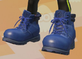 A close-up of the Deepsea Leather Boots in Splatoon 2