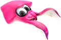 The pink squid only