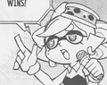 Marie as she appears in the Splatoon manga