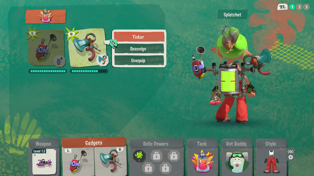 File:Raiders equip menu.png - Inkipedia, the Splatoon wiki