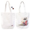 Tote bag with can badges (summer) by Empty