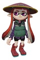 An Inkling wearing the Bamboo Hat.