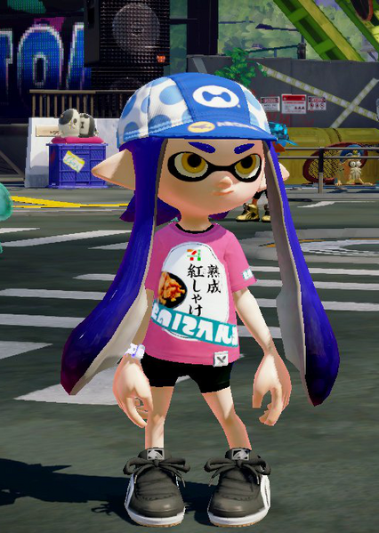File:S Splatfest Tee Red Salmon front.png