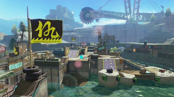 Piranha Pit is the newest additions to Splatoon's stage selection. This stage is a mining facility featuring conveyor belts as a unique obstacle. (Read More)