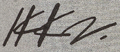 Quinn's signature as part of Squid Squad