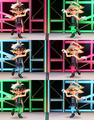 First half of the Squid Sisters' day 2 of Power vs. Wisdom vs. Courage color variants