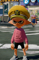 Another Inkling wearing the Squid-Stitch Slip-Ons.