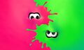 A pink and green Inkling in squid form, used as the artwork for Splatune 2