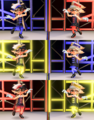 First half of the Squid Sisters' day 2 of Shiver vs. Frye vs. Big Man color variants