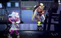Pearl and Marina in their represented team colors