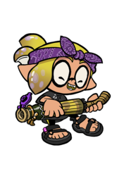 Dark Splash Shirt - Inkipedia, the Splatoon wiki
