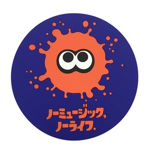 Splatoon x Tower Records - rubber coaster squid.jpg