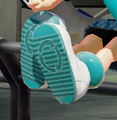 The bottoms of the SQUID GIRL Shoes.