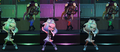 Second half of Off the Hook's day 1 color combinations