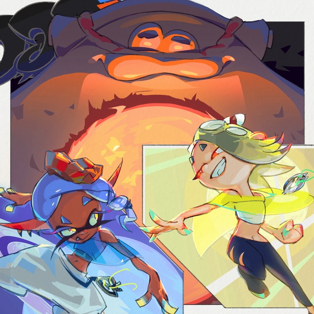 File:S3 Splatfest artwork Friday vs Saturday vs Sunday square.jpg ...