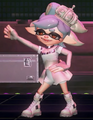 Marie in her new costume from the front