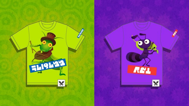 File:S Grasshopper vs. Ant Splatfest Tees.jpg - Inkipedia, the Splatoon ...