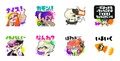 All 8 of the first set of official LINE stickers