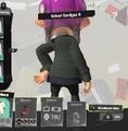 Back view of School Cardigan A from Splatoon 3