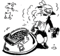 Artwork from the credits of Splatoon.