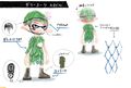 Ghillie Suit Style, the winning gear design of Squid Fashion Contest 2017