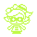A pixel sprite of Marie from Side Order