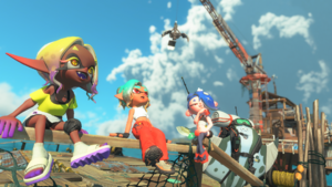 Mechanic dan Surimi Alliance - kerja sama dalam Splatoon Raiders