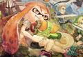 The Inkling that appears on the Classic Mode mural