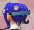 Close up of the back of the White Arrowbands in Splatoon 2.