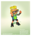 An Octoling posing for the catalog.