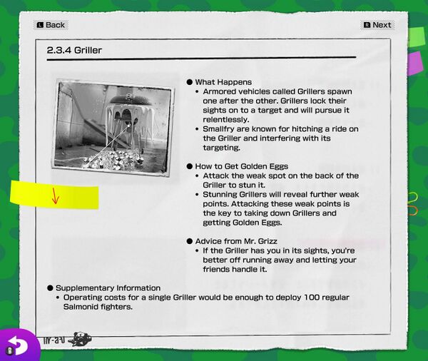 Griller - Inkipedia, the Splatoon wiki
