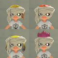 The Undead Head as seen on the Bed Head, Soaked, Haircut, and Slick Inkling hairstyles