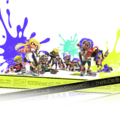 The home page footer when the design is active