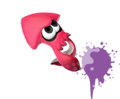 Pink Inkling in squid form