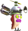 Unofficial render of the Rocket Octocopter's game model from Splatoon 2 on The Models Resource.