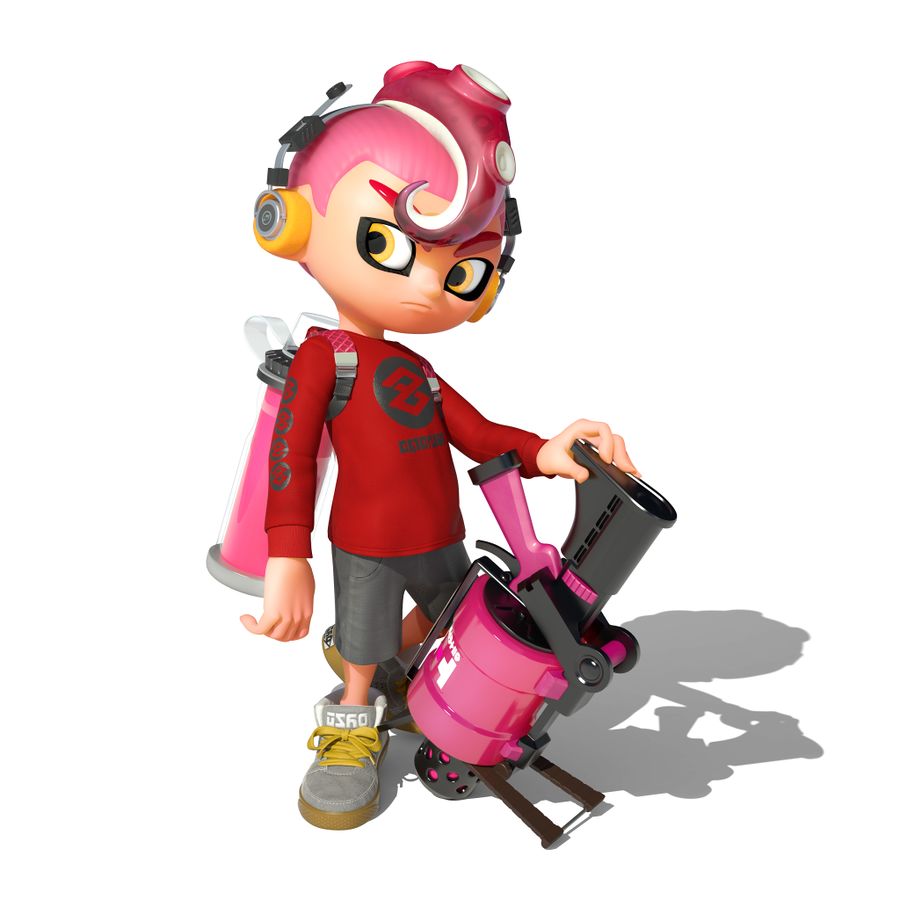 FileMale Octoling with .52 Gal.jpg Inkipedia, the Splatoon wiki