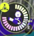 Icon in the special gauge (Splat Charger or Splatterscope).