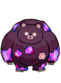 Mr. Grizz's Tableturf Battle icon in his Ursine Anomaly - ＃03 form.