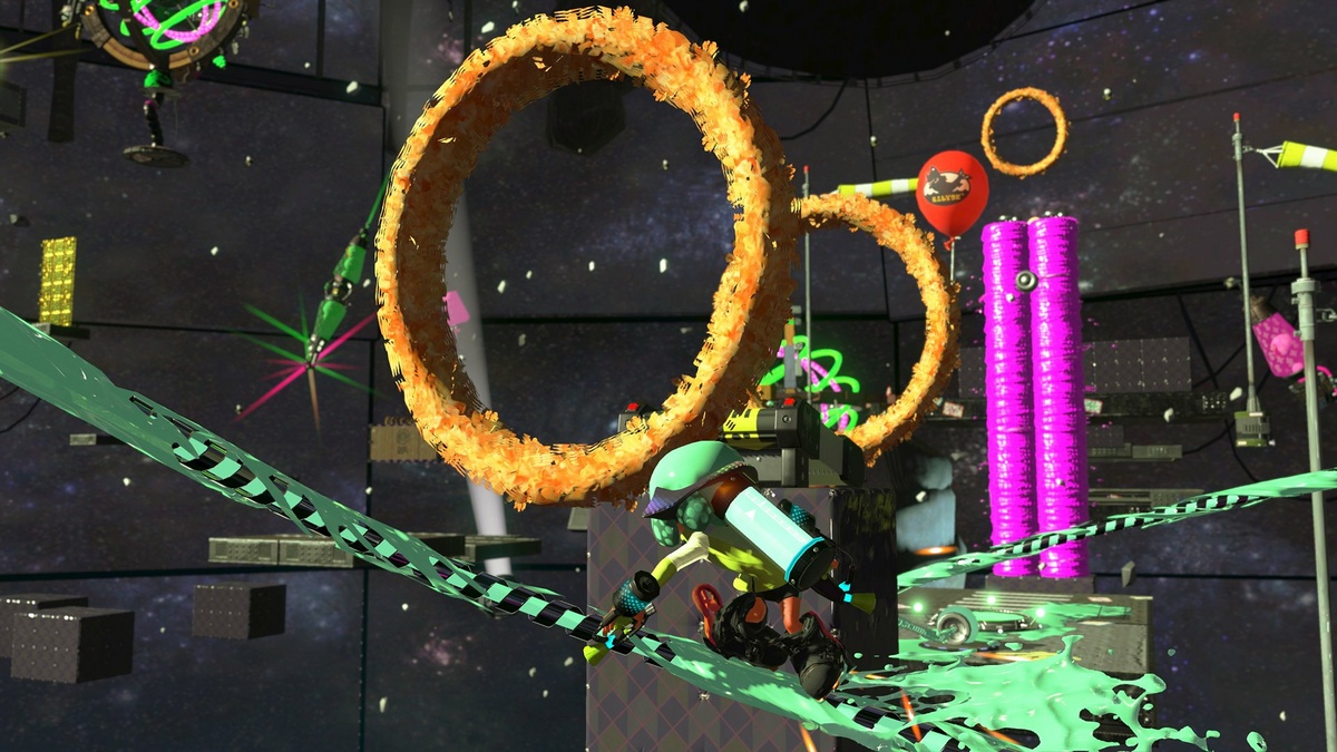 FileOC Agent 4 on ride rail promo 3.jpg Inkipedia, the Splatoon wiki