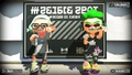 an in-game photo of an inkling resembling gloves