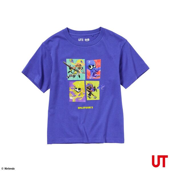 File:Splatoon 3 Inkling and Octoling Uniqlo kids T-Shirt.jpg