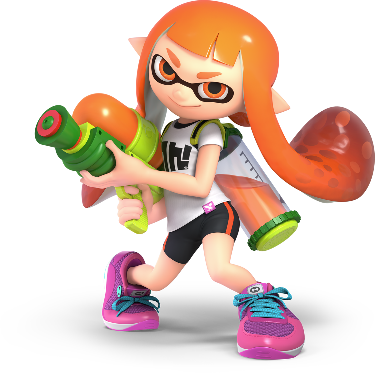 Splatoon orange inkling