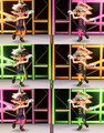 First half of the Squid Sisters' Day 2 color variants
